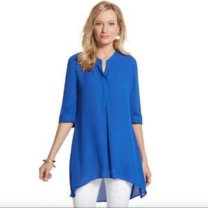 Chicos Silky Tunic - Size 0 (S/M) - NWT